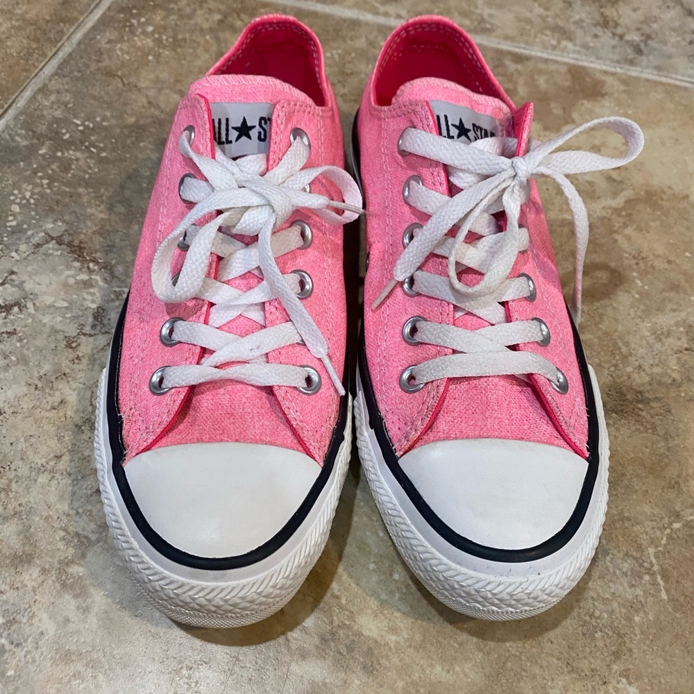 Converse Pink Low-Top Sneakers